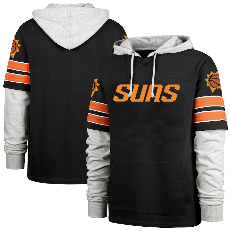 Men Phoenix Suns black 2024 NBA hoodie